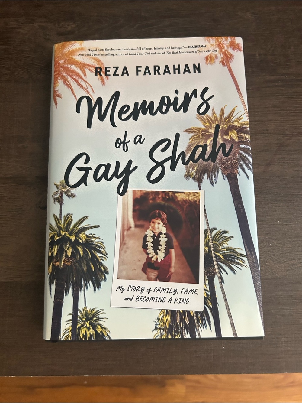 Memoirs of a Gay Shah by Reza Farahan Hardcover Book Reality TV Shahs of Sunset